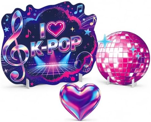 3 Pcs Large Kpop Birthday Party Decorations, Kpop Cutout Decor - Image 2