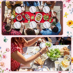 Pickmesh 400 Pcs Wildflower Party Supplies Paper Plates Napkins Serve 50 - Image 5