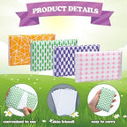 PerKoop 100 Pack Pocket Tissues Travel Slim Packs Small Facial Tissues Wallet Size Toilet Paper for Travel Guest Wedding Supplies, 4 Styles (Irregular Style) - Image 3