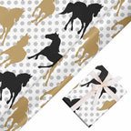 Image Of A Horses Wrapping Paper for Unisex Adult,Gift Tissue Paper Roll All Occasion Wrap Paper for Bridal Baby Shower Birthday Thanksgiving 58"x 23" (Horses,4 Rolls) - Image 3