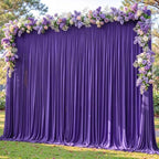 20x12ft Purple Backdrop Curtain Panels for Parties - Wrinkle Free Polyester Photo Curtain Backdrop Wedding Back Drop Fabric Drapes for Party Decorations Background for Photography by WishCare