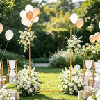 7.2FT Metal Wedding Arch Backdrop Stand for Party, Balloon Arch Stand - Image 2