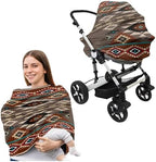 Aztec Geometric Basket Covers Nursing Pillow Cover for Baby Stylish Multi - use Baby Essentials Breathable Washable Stain Resistant and Scratch Resistant - Image 4
