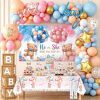 Gender Reveal Decorations He or She Boy or Girl Baby Shower Party Supplies by KosydownBasic
