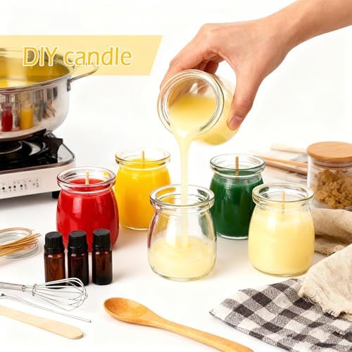 3.4 oz Small Glass Jar with Cork Lids,48 pcs Mini Glass Bottles - Image 5