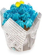 Restaurantware 1 oz Paper Tulip Newsprint Regular Baking Cup, 200 Pack by Restaurantware