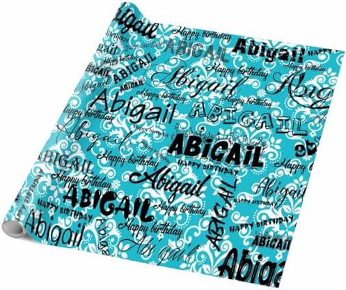 AOFUN Wrapping Paper For Boys Fashion Birthday Gift Birthday Wrapping Paper For Men With Name/Date Funny Gift For Friend Mens Wrapping Paper Multi Color 5 Rolls 58" x 23" - Image 5