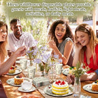Ziliny Wildflower Party Decorations, Paper Plates Napkins Cups Serve 50 - Image 5