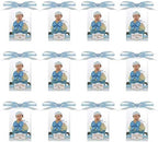 Keepsake Figurine 12 pcs Baby Boy Inside Blue Cup Cake | Awesome Decorations or Party Favors | for Pregnancy Announcements, Gender Reveals, Birthday and Special Celebrations - Image 3