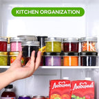 40 Pack 4 oz Glass Jars with Black Lids - Image 5