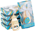 24 Baby Bottle Opener Baby Shower Favorites, Gifts, Decorations, or Souvenir Guest Gift Boxes, Poppin Designed for Boys (24 Pack Blue) by Uezea