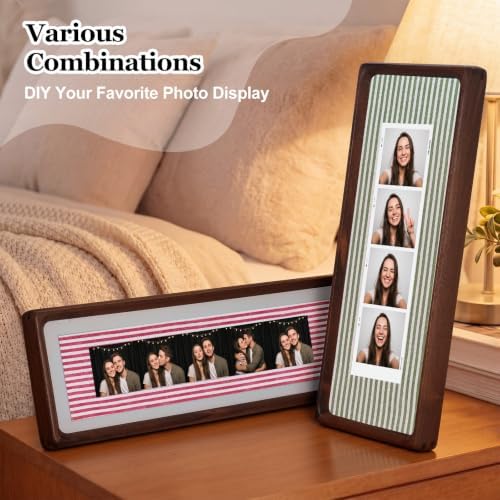 Lineshading 2 Pcs Photo Strip Booth Frames, Stripe,Red,Green - Image 6