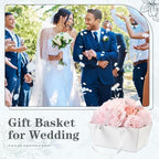 Glenmal 72 Pcs Baskets for Gifts Waterproof Empty Kraft Basket Bulk,White - Image 5