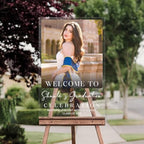 Personalized Graduation Yard Sign with Photo, Custom Class of 2026 Graduation Sign for Outdoor Lawn Decor, Clear Acrylic or Frosted, Waterproof Display with Modern Photo Design by Mapileng%E2%84%A2