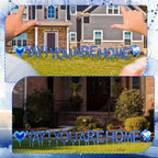Novabright 16 Pcs Welcome Yard Sign LED Yay You Are Home Outdoor Home Decoration with Stake Welcoming Garden for Baby Shower Homecoming Return Housewarming Travel Family Reunion Military(Blue) - Image 4