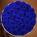 Prifroti 27 Flowers in a Luxury Suede Box, Birthday Gifts for Women, Preserved Flowers, Mothers Day Roses Gift for Mom, Royal Blue - Image 5