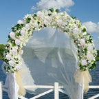 AVIVIHO 105 Pcs White Hydrangeas Artificial Flowers Bulk White Silk Flowers with Stems Realistic Fake Hydrangeas Heads DIY Floral Arrangements for Wedding Centerpieces Arch Party Home Decoration - Image 6