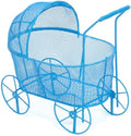 Red Co. Adorable Baby Shower Centerpiece, Decorative Stroller Carriage Basket, Blue, 8-inch by RedCo
