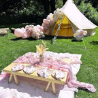 12 Pack Pink Cheesecloth Table Runner 10Ft 23 x 120 Inch - Image 7