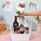 MADHOLLY 6 Set Sturdy Kraft Gift Baskets Empty Kit for Women, Men, White - Image 7