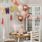 Beistle Opalescent Metallic Spray Centerpieces – 3-Pack Tinsel Burst Table Decorations with Clear Base for Baby Showers, Gender Reveals, Graduations, and Birthday Celebrations, 19" - Image 4
