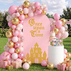 Breling Once Upon a Time Birthday Decor 6.6 ft Princess Arch Cover Backdrop - Image 5