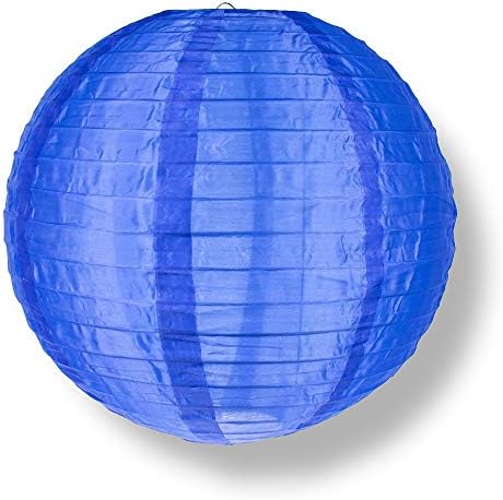 PaperLanternStore.com 14 Inch Navy Blue Nylon Lantern (10 PACK) by Quasimoon