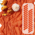 25 Pack Orange Cheesecloth Table Runner 17 x 108 Inch Gauze Table Runner Fabric Semi Sheer Cheese Cloth Table Runner Bulk for Rustic Romantic Wedding Baby Shower Table Decoration by Unknown