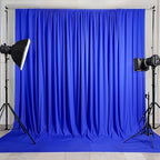 20x10ft Royal Blue Backdrop Curtains for Wedding Parties Wrinkle Free Royal Blue Curtains Photo Backdrop Drapes for Photography Birthday Baby Shower Soft Fabric Party Backgournd for Photoshoot - Image 4