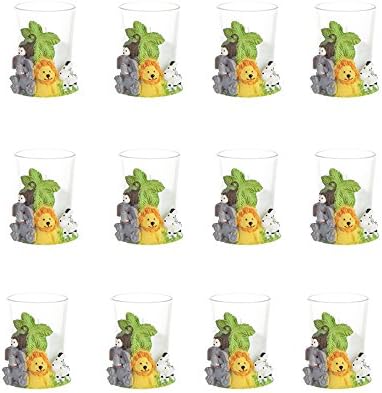 Keepsake Figurine 12 pcs Safari Jungle Animals Candle Set, Awesome Decorations or Party Favors, Pregnancy Announcements, Gender Reveals, Birthday Parties and Special Celebrations - Image 3
