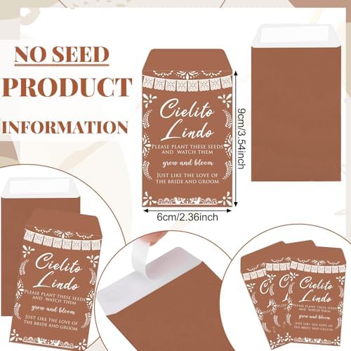 Ctosree 50 Sets Cielito Lindo Wedding Bridal Shower Favors for Guests - Image 3