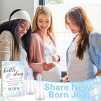 Trelaco 12 Pcs Baby Shower Bottle Chug Game, Elephant, Blue - Image 5