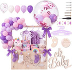 Purple, Wooden Baby Shower Crate Closet,Hollow by Yiyiring