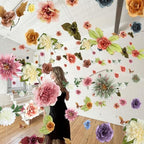 6 Pcs 35.8 ft Hanging Flower Artificial Wildflower Garlands Floral Vines - Image 5