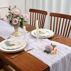 12 Pack White Cheesecloth Table Runner 10Ft 23 x 120 Inch - Image 5