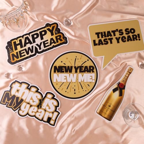 (New Year's) Elevate Your Photo Booth Experience with Our Durable & Waterproof Pack of Signs-Perfect for Weddings, Birthdays, and Photo Booth Businesses - PVC Foamboard Photo - Image 3