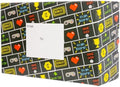 Decorative Shipping Boxes Decorated Gift Boxes For Mailing Birthday Gifts & Holiday Presents, 6 Pack of Everyday Shipping Boxes, Multiple Sizes and Designs, Retro Gamer, Small by PackRite