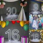 LED Neon Sign Number 7 for Birthdays - Light Up Your Baby's Birthday With USB Plus Battery Case - Party Decor Lights - Image 7