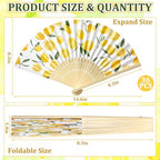 Karenhi 36 Pcs Lemon Party Hand Fans Bulk Summer Capri Party Decorations - Image 2