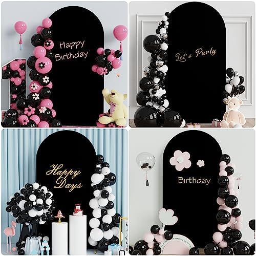 Putros Arch Backdrop Stand and Cover Set, 6.6ft Arch Stand with Black Cover - Image 6