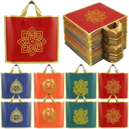 Sabary 48 Pack Pooja Return Gifts Bags Plastic Diwali Return Gift Bags by Sabary