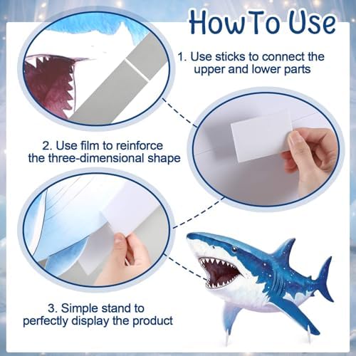 Weysat 3 Pcs Large Sea Party Stand Under the Sea Party Decorations Set - Image 3