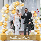 AerWo Black Balloon Arch Kit, 8.2ft & 6ft Half Balloon Arch Stand with Base - Image 2
