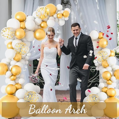 AerWo Black Balloon Arch Kit, 8.2ft & 6ft Half Balloon Arch Stand with Base - Image 2