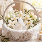 Kenning 24 Sets 72 Pcs Baptism Favors for Guests with Cross Candles Rosaries Organza Bags First Communion Gifts for Baptism Christian Souvenirs Gifts First Communion Wedding Baby Shower - Image 4