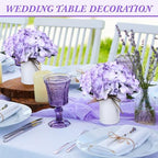 Zeyune Purple 12 Sets Flower Table Centerpieces, Artificial Hydrangeas - Image 4