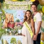 Winnie Baby Shower Decorations – the Pooh Backdrop, Balloons & Banner Kit - Image 3