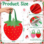 Tranqun 36 Pcs Strawberry Gift Bags with Handle Berry First Party Favors - Image 2