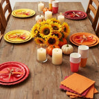 Ziliny 350 Pcs Fall Thanksgiving Plates and Napkins Autumn Party Supplies - Image 6