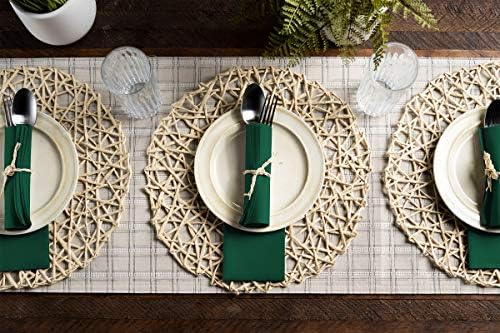 100 Linen-Feel Colored Paper Napkins - Decorative Cloth-Like Green Dinner Napkins - Soft And Absorbent. For Christmas, Kitchen, Party, Wedding, Bathroom Or Any Occasion. (Pack of 100) - Image 4